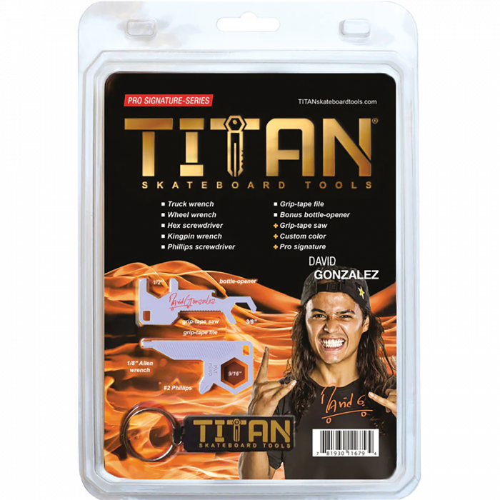 TITAN SKATE TOOL GONZALEZ PRO SIGNATURE SERIES PUR
