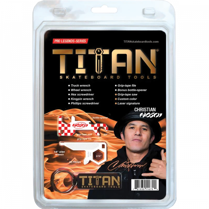 TITAN SKATE TOOL HOSOI PRO LEGENDS SERIES WHITE