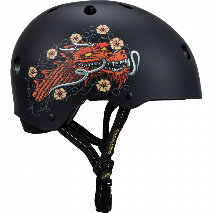 PROTEC(CPSC) LOW PRO HELMET XS/S-CAB DRAGON BLACK