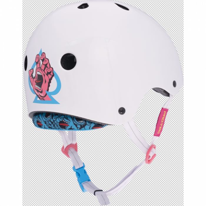 PROTEC(CPSC) LOW PRO HELMET XS/S-SANTA CRUZ WHITE