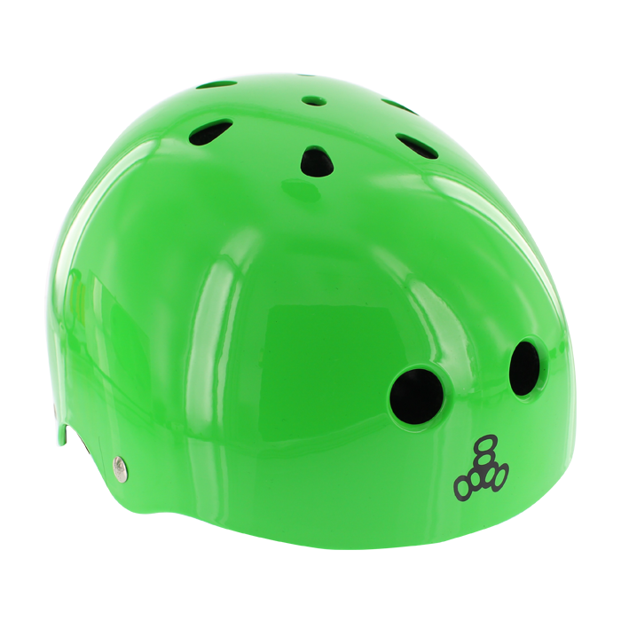 T8 LIL 8 HELMET NEON GREEN GLOSS cpsc