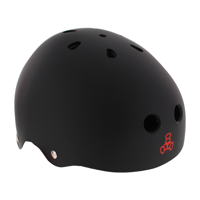 T8 LIL 8 HELMET BLACK RUBBER cpsc