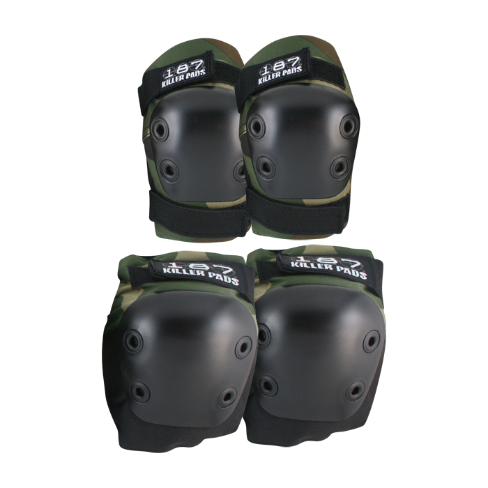 187 COMBO PACK KNEE/ELBOW PAD SET XS-CAMO