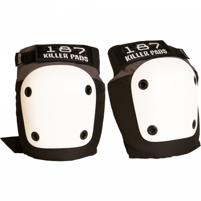 187 FLY KNEE PADS L-GREY/BLACK W/WHT