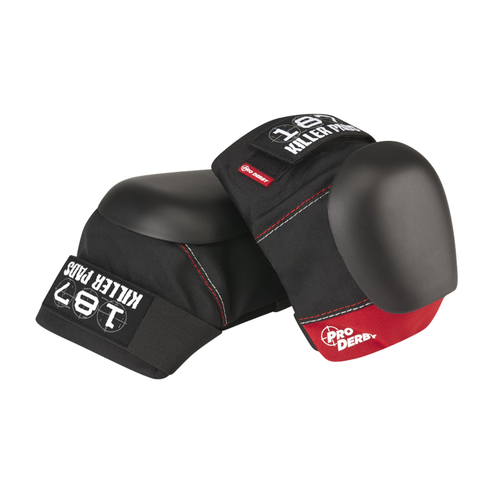 187 PRO DERBY KNEE PADS XS-BLK/RED