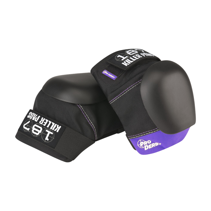187 PRO DERBY KNEE PADS XS-BLK/PURPLE