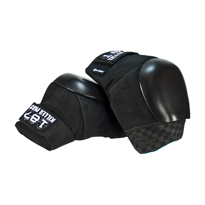 187 PRO DERBY KNEE PADS M-BLK/BLK