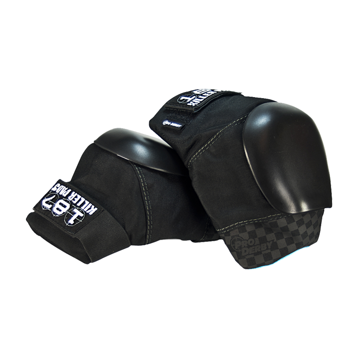 187 PRO DERBY KNEE PADS L-BLK/BLK