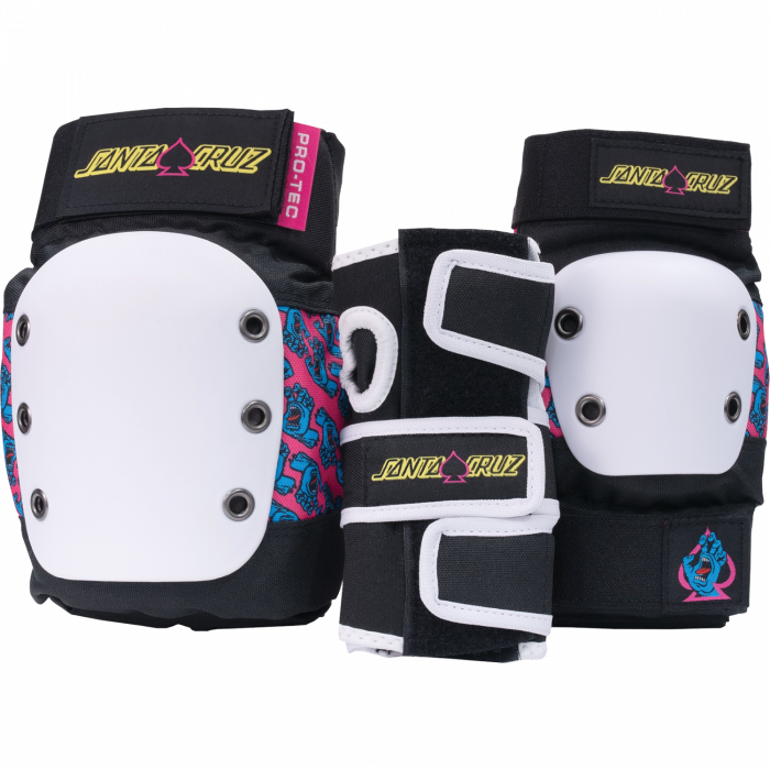 PROTEC JUNIOR 3 PACK OPEN BACK YS-SANTA CRUZ BLACK