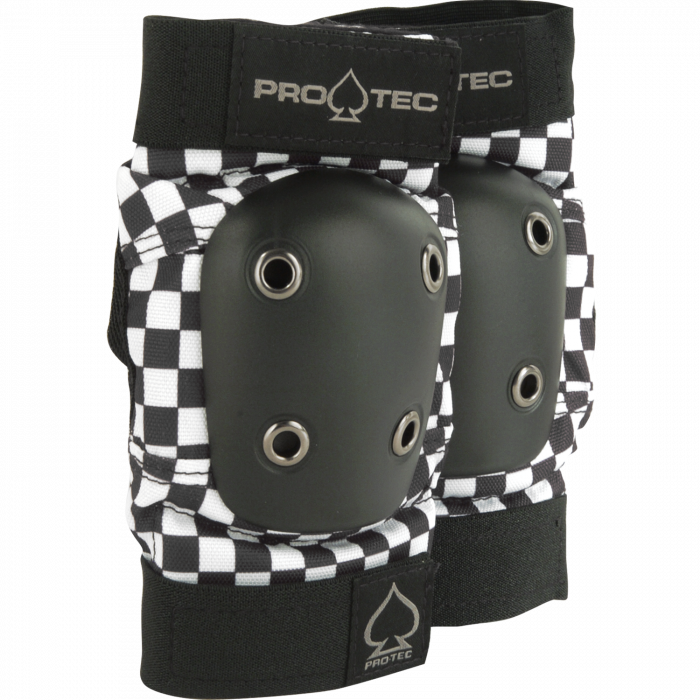 PROTEC STREET ELBOW YTH-CHECK BLK/WHT