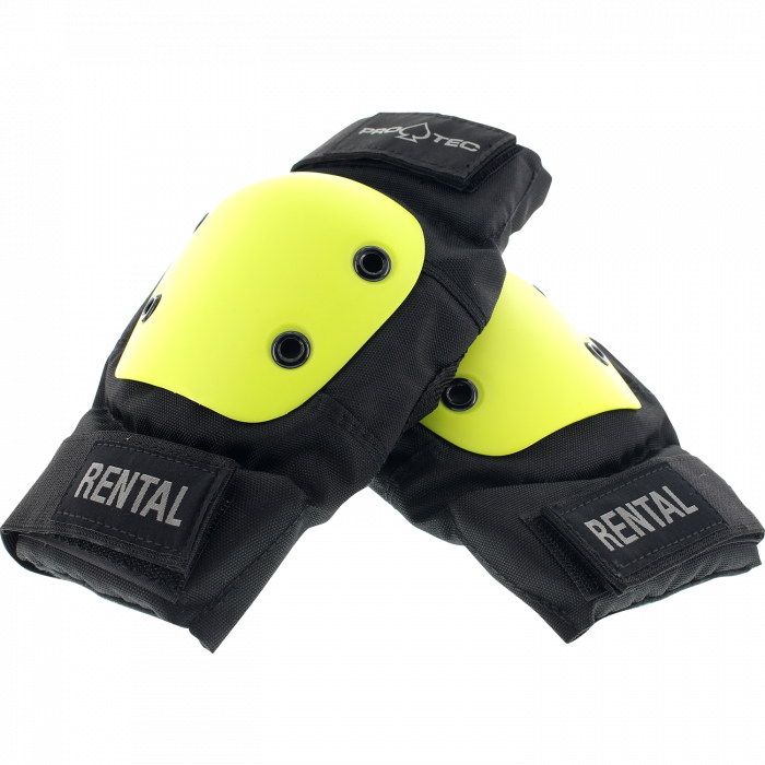 PROTEC RENTAL ELBOW S-BLK/YEL W/BLK STRAPS