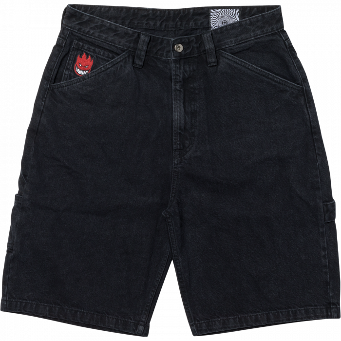 Sf Bighead Fill Denim Shorts 2Xl-Black