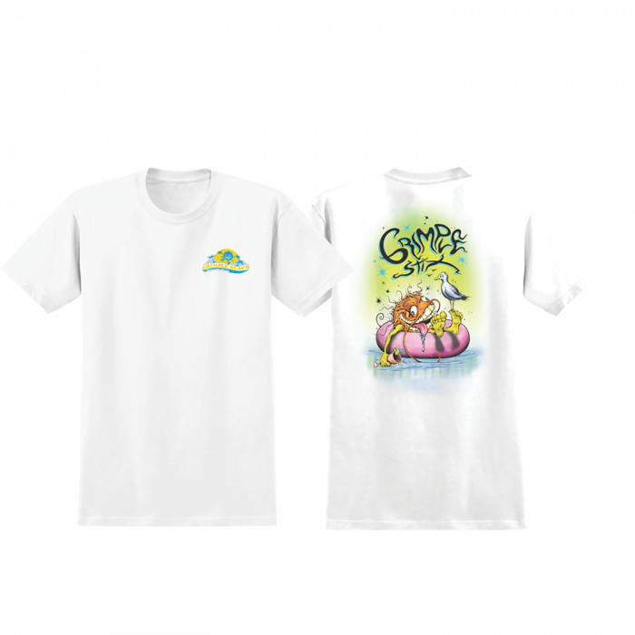 Ah Grimple Beach Ss M-White