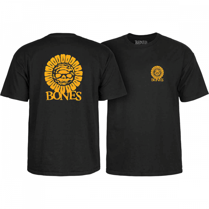 Bones Wheels Pushing Up Daisies M-Black
