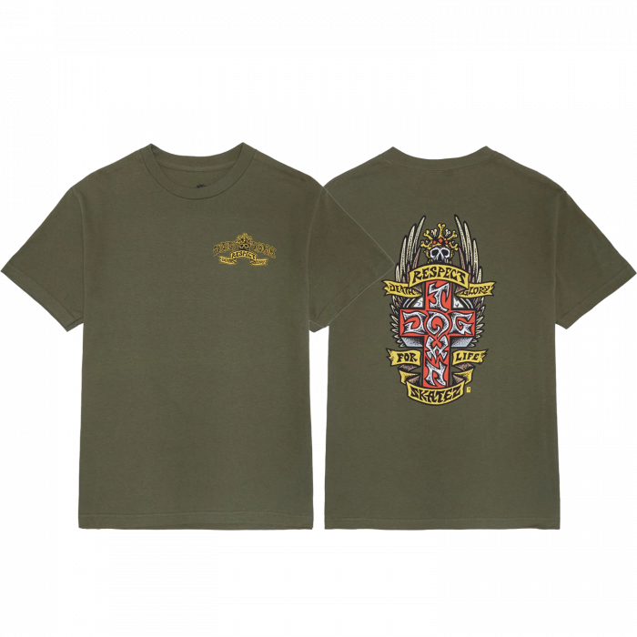 Dogtown Respect Ss M-Military Grn