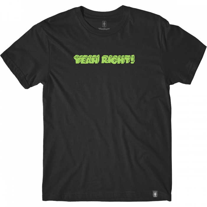 Girl Yeah Right Ss M-Black