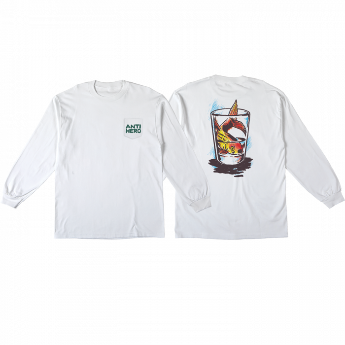 Ah Fish Bowl Pocket Ls M-White