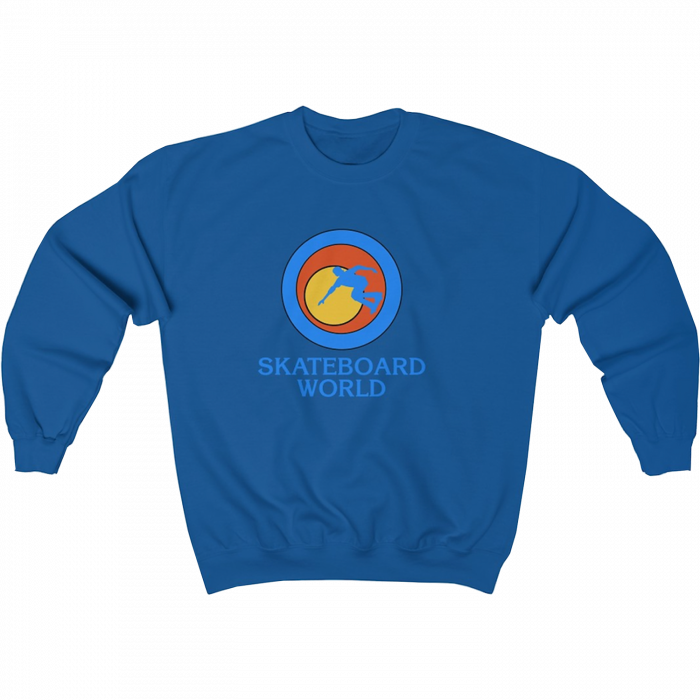 45Rpm Skateboard World Crew/Swt M-Blue