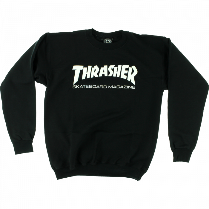 Thrasher Skate Mag Crew/Swt S-Black
