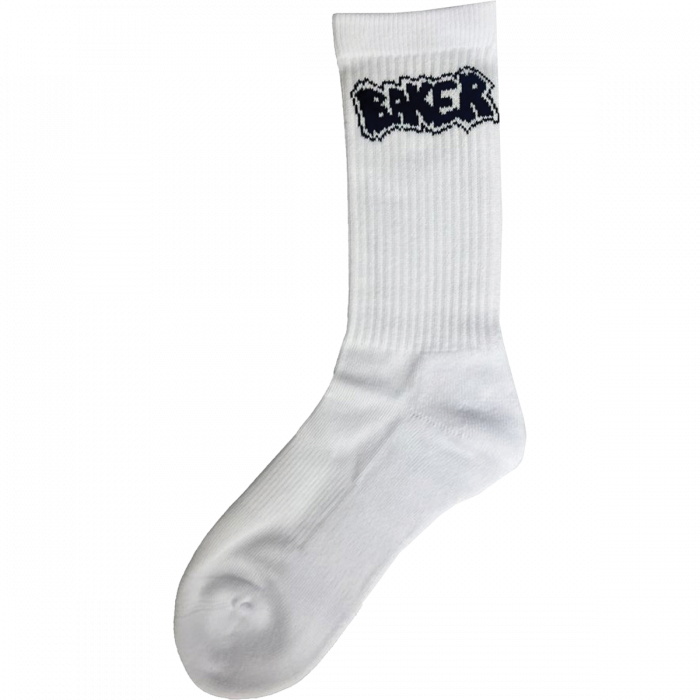 Baker Sock Of Destruction Crew Socks Wht