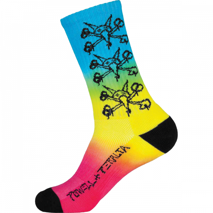 Pwl/P Vato Rats Crew Socks Colby Fade