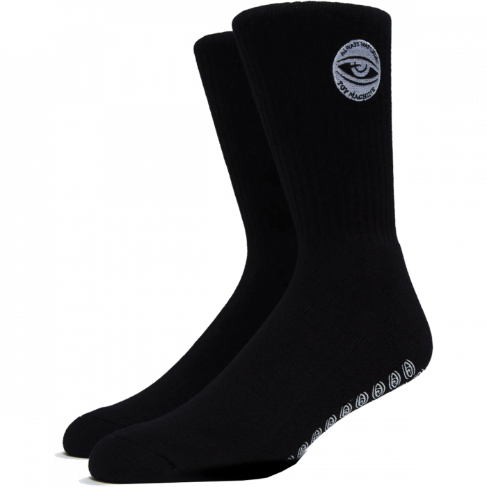 Tm Always Watching Grip Crew Socks Black 1Pr