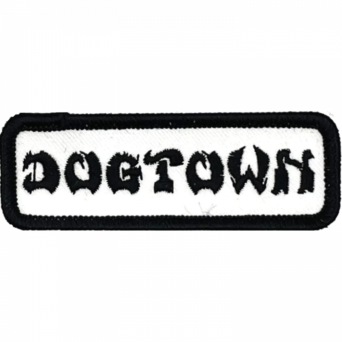Dogtown Work Patch 4X1.25" Blk/Wht