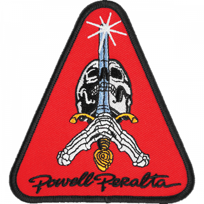 Pwl/P Skull & Sword Patch Red