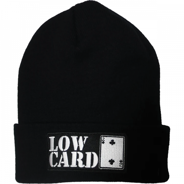Lowcard Og Logo Patch Beanie Black