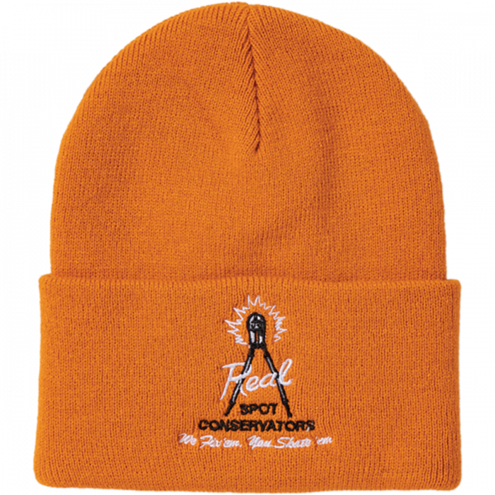 Real Spot Conservators Cuff Beanie Orange