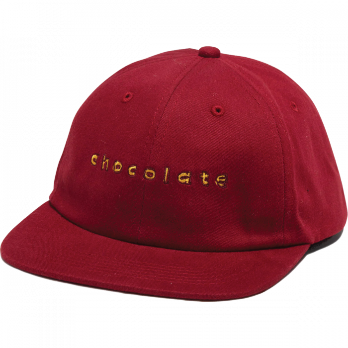 Choc Comic Cap 6 Panel Hat Adj-Burgundy