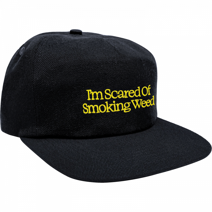 Jacuzzi Scared Weed Hat Adj-Black
