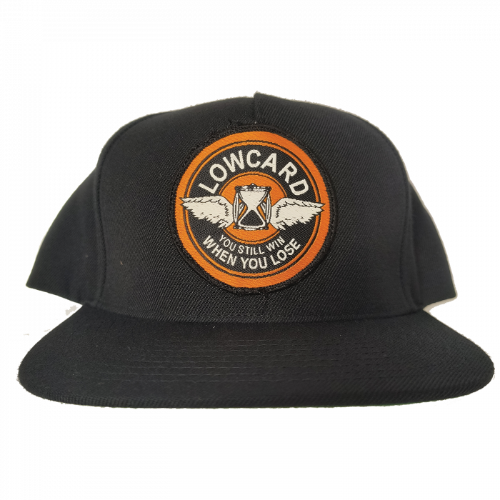 Lowcard Times Up Hat Adj-Black