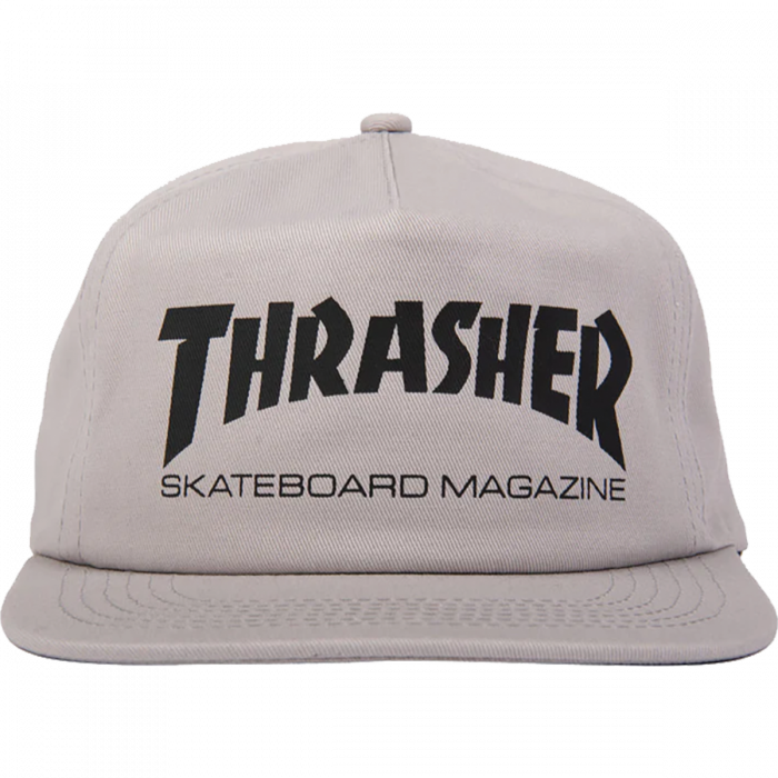 Thrasher Skate Mag Hat Adj-Grey/Black