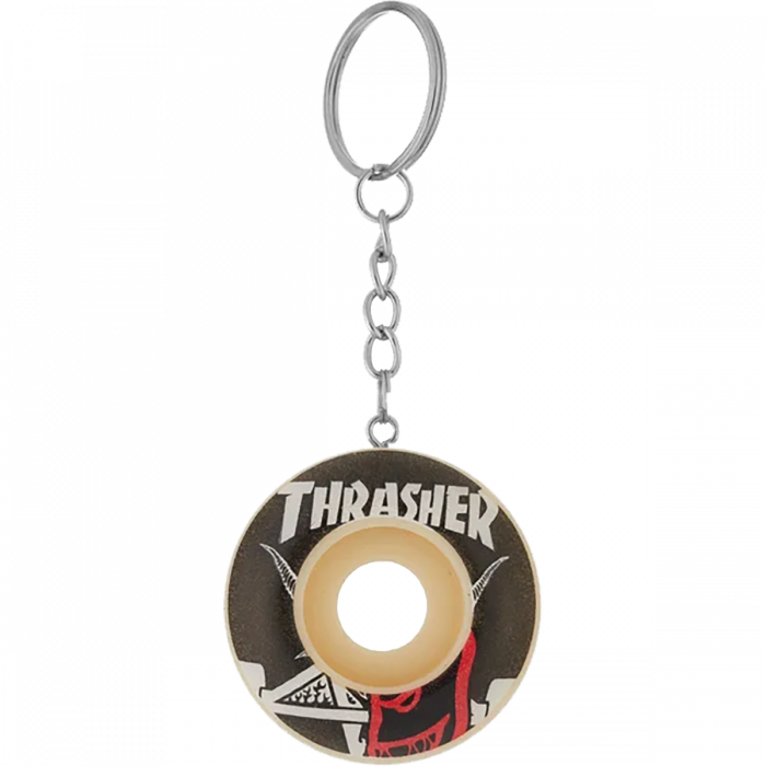 Sf Wheel Key Chain - Thrasher Assorted