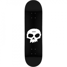 ZERO SINGLE SKULL DECK-8.0 BLK/WHT