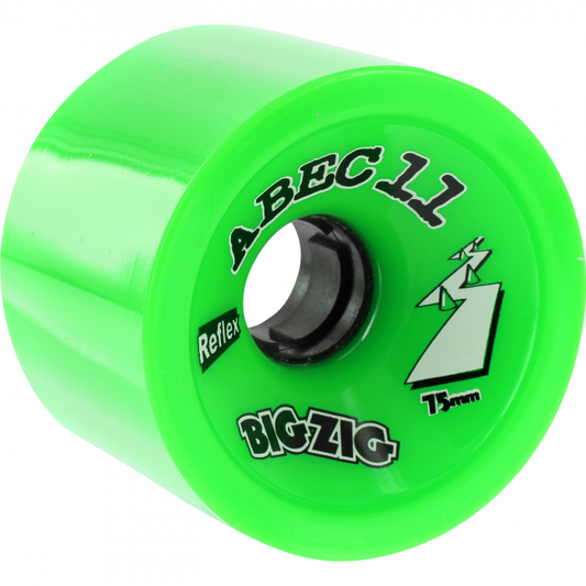 ABEC11 BIGZIGS 75mm 80a LIME/BLK