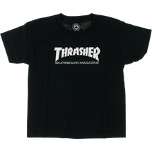 Thrasher Mag Logo Yth Ss L-Black