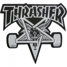Thrasher Sk8-Goat Patch Blk/Sil