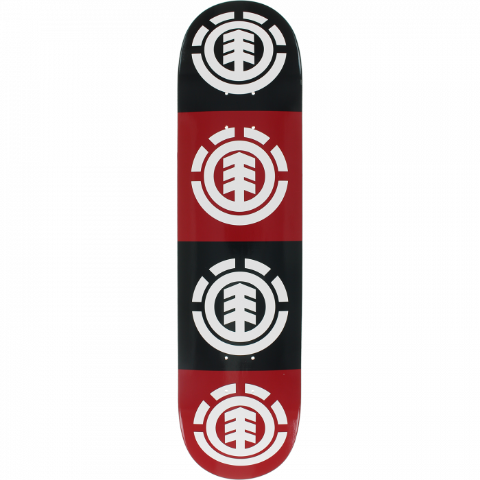 EL QUADRANT DECK-7.75 RED/BLK/WHT