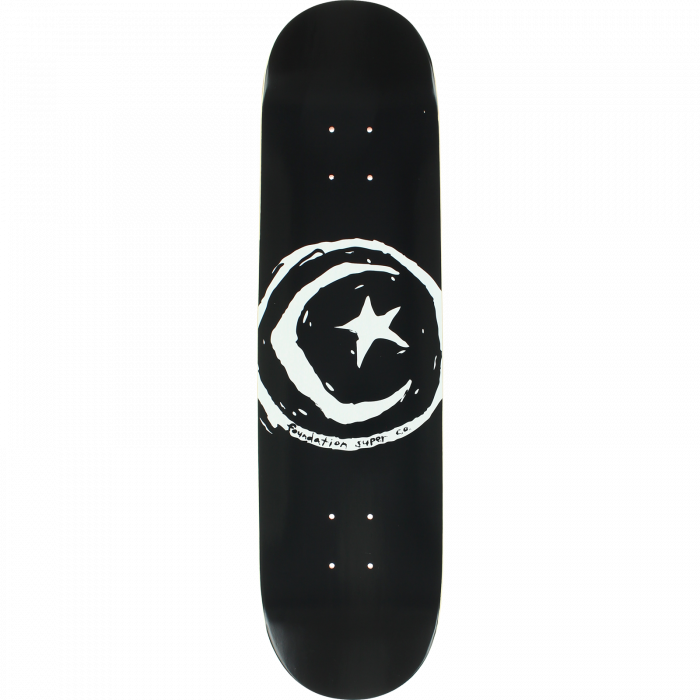 FOUND STAR & MOON DECK-8.0 BLACK
