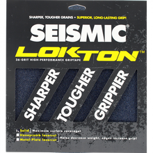 SEISMIC LOKTON GRIP SQUARES SOLID BLU 36grit