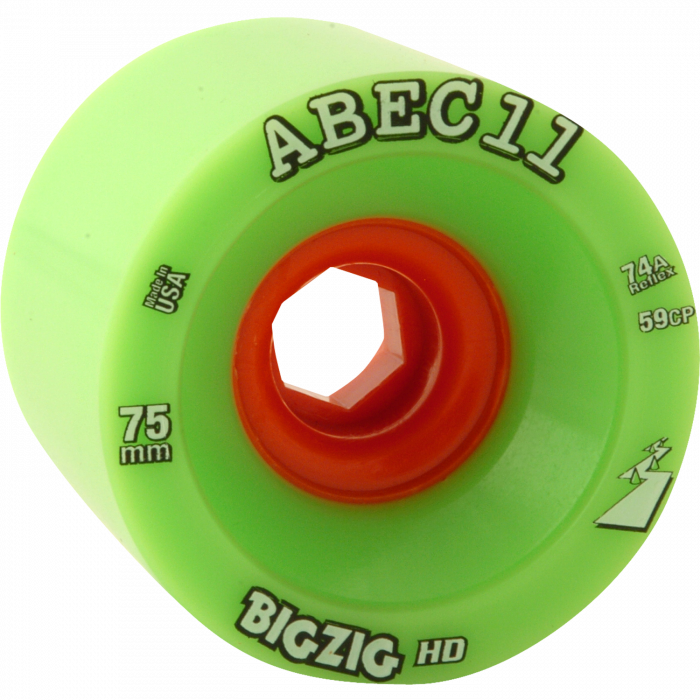 ABEC11 BIGZIG HD 75mm 74a LIME/ORG
