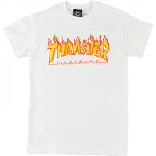 Thrasher Flame Ss L-White