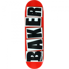 BAKER BRAND LOGO DECK-8.38 RED/BLACK