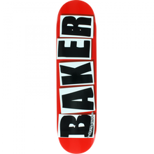 BAKER BRAND LOGO DECK-7.88 RED/BLACK