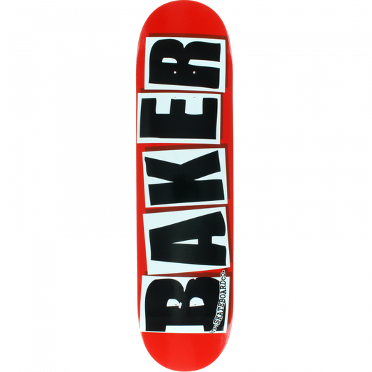BAKER BRAND LOGO DECK-7.88 RED/BLACK