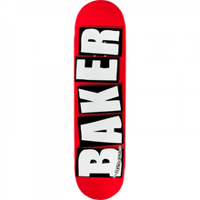 BAKER BRAND LOGO MINI DECK-7.3 RED/WHT