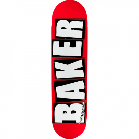 BAKER BRAND LOGO MINI DECK-7.3 RED/WHT