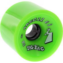 ABEC11 ZIGZAGS 70mm 80a LIME/BLK